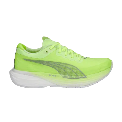 Pre-owned Puma Wmns Deviate Nitro 2 'fizzy Apple' In Green