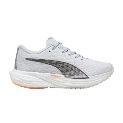 Pre-owned Puma Wmns Deviate Nitro 2 'silver Mist Neon Citrus' | Grey | Women's Size 7 In Gray