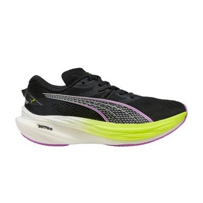 Pre-owned Puma Wmns Deviate Nitro 3 'black Yellow Alert Magenta' | Women's Size 9