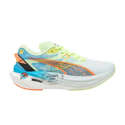 Pre-owned Puma Wmns Deviate Nitro 3 'marathon Series' In Blue