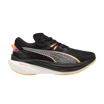 Pre-owned Puma Wmns Deviate Nitro 3 Wide 'black Sunset Glow'