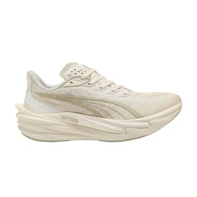 Pre-owned Puma Wmns Deviate Nitro 4 'alpine Snow Warm White' | Cream | Women's Size 9