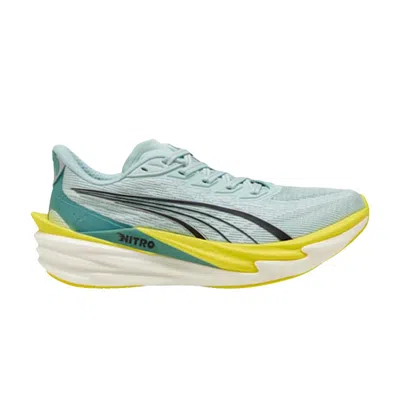 Pre-owned Puma Wmns Deviate Nitro 4 'fresh Water Nitro Blue' | Green | Women's Size 8.5