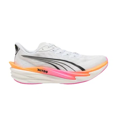 Pre-owned Puma Wmns Deviate Nitro 4 'white Poison Pink' | Women's Size 8.5