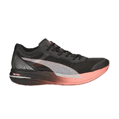 Pre-owned Puma Wmns Deviate Nitro Carbon 'black Carnation Pink'