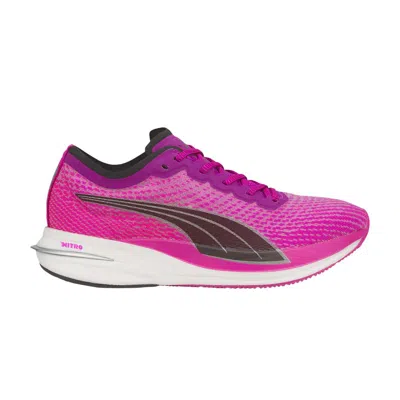 Pre-owned Puma Wmns Deviate Nitro 'deep Orchid Black' | Purple | Women's Size 8.5