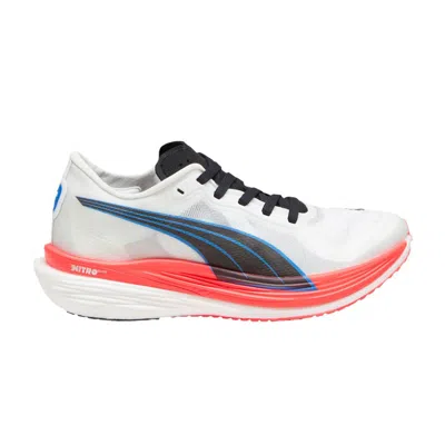 Pre-owned Puma Wmns Deviate Nitro Elite 2 'white Fire Orchid'