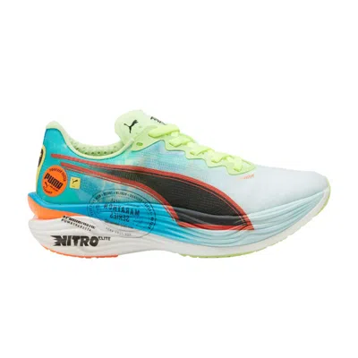 Pre-owned Puma Wmns Deviate Nitro Elite 3 'marathon Series' In Blue