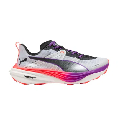 Pre-owned Puma Wmns Deviate Nitro Elite Trail 'white Glowing Red Pure Magenta' | Women's Size 9