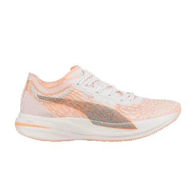 Pre-owned Puma Wmns Deviate Nitro Elite 'wildwash' In White