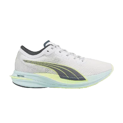 Pre-owned Puma Wmns Deviate Nitro 'white Dark Slate'