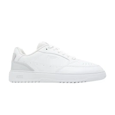 Pre-owned Puma Wmns Doublecourt Summer 'white Silver Mist' | Women's Size 10.5
