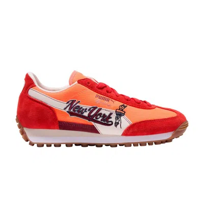 Pre-owned Puma Wmns Easy Rider 'nyc Graffiti' | Red | Women's Size 10