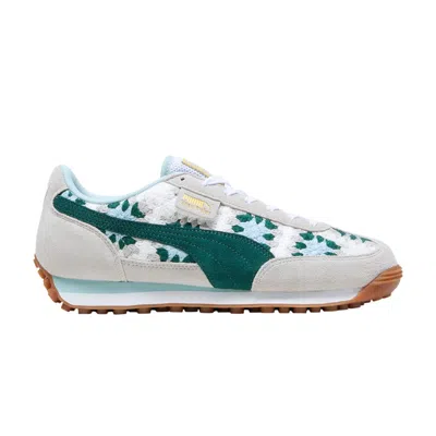 Pre-owned Puma Wmns Easy Rider 'seaside Drills' In Gray