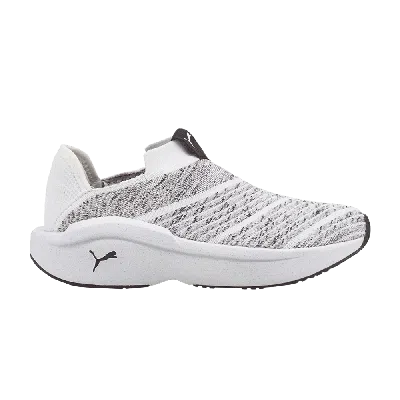 Pre-owned Puma Wmns Enlighten 'white Black'