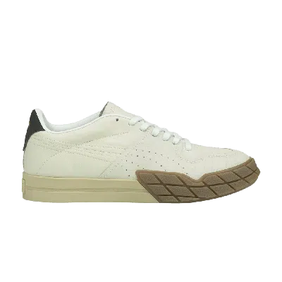 Pre-owned Puma Wmns Eris Reptile 'marshmallow Pale Khaki' In Cream
