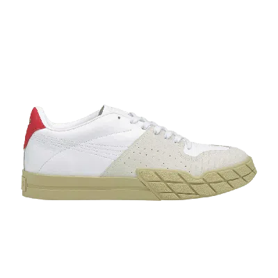 Pre-owned Puma Wmns Eris Reptile 'white Pale Khaki'