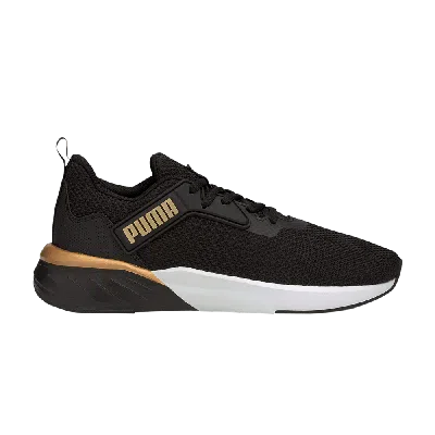 Pre-owned Puma Wmns Erupter 'black Team Gold'