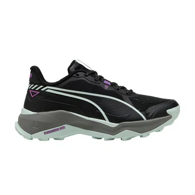 Pre-owned Puma Wmns Explore Nitro 2 'black Peaceful Blue' | Women's Size 10