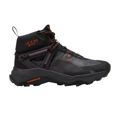 Pre-owned Puma Wmns Explore Nitro Mid Gore-tex 'seasons - Midnight Plum Flame Flicker' In Black