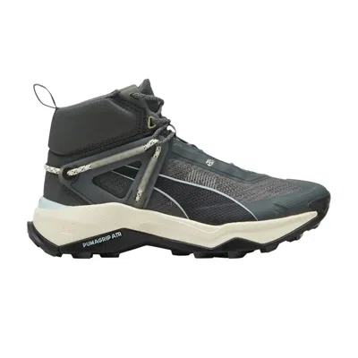 Pre-owned Puma Wmns Explore Nitro Mid 'mineral Grey Turquoise Surf' | Women's Size 9 In Gray
