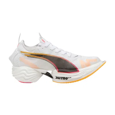 Pre-owned Puma Wmns Fast-r Nitro Elite 2 'white Sunset Glow' | Women's Size 8