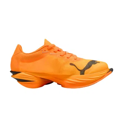 Pre-owned Puma Wmns Fast-r Nitro Elite 3 'heat Fire Black' | Orange | Women's Size 6