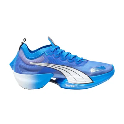 Pre-owned Puma Wmns Fast-r Nitro Elite 'red Ultra Blue Mismatch' In Multi-color