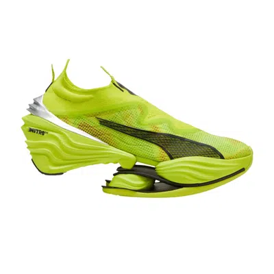 Pre-owned Puma Wmns Fast-rb Nitro Elite Pr 'lime Pow' In Green