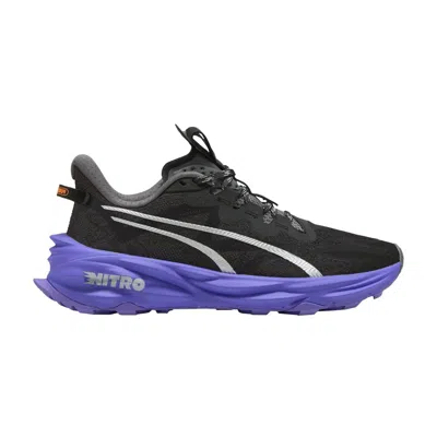Pre-owned Puma Wmns Fast-trac Nitro 3 'seasons - Black Dark Amethyst' | Women's Size 8.5