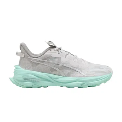 Pre-owned Puma Wmns Fast-trac Nitro 3 'seasons - Feather Grey Mint Melt' | Women's Size 6.5 In Gray