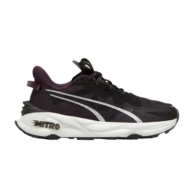 Pre-owned Puma Wmns Fast-trac Nitro 3 'seasons - Midnight Plum White' In Purple