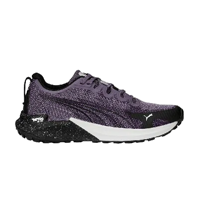 Pre-owned Puma Wmns Fast-trac Nitro 'purple Charcoal'