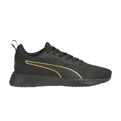 Pre-owned Puma Wmns Flyer Flex 'black Team Gold'