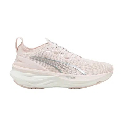 Pre-owned Puma Wmns Foreverrun Nitro 2 'jasmine Flower Silver' | Pink | Women's Size 9.5