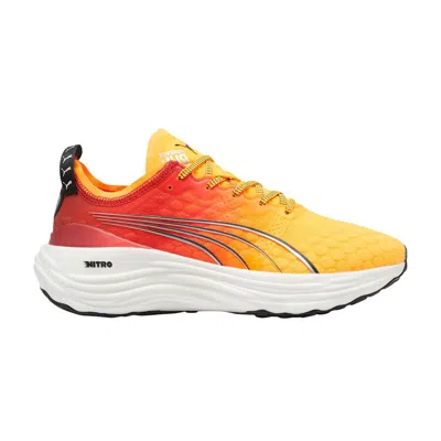 Pre-owned Puma Wmns Foreverrun Nitro 'fade Pack - Sun Stream' In Orange