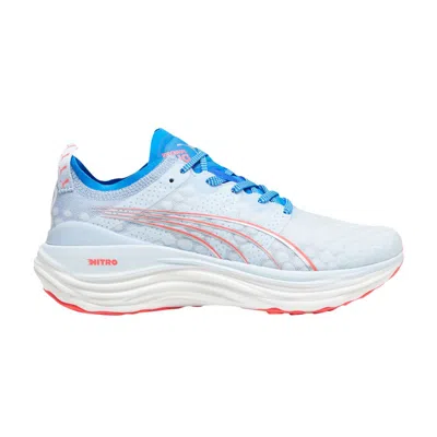 Pre-owned Puma Wmns Foreverrun Nitro 'icy Blue Fire Orchid'