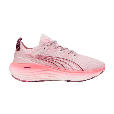 Pre-owned Puma Wmns Foreverrun Nitro 'mauve Mist' In Pink