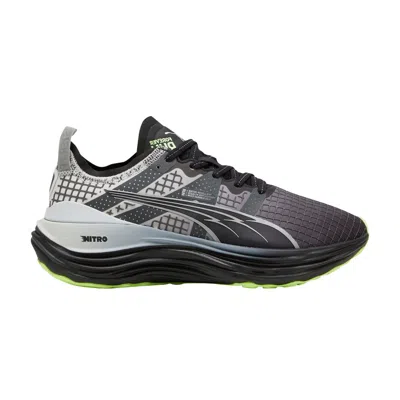 Pre-owned Puma Wmns Foreverrun Nitro 'water Repellent - Black Fizzy Apple'