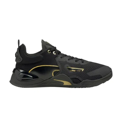 Pre-owned Puma Wmns Fuse Moto 'black Team Gold' | Women's Size 6.5