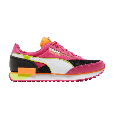 Pre-owned Puma Wmns Future Rider 'city Lights' In Pink