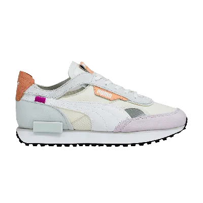 Pre-owned Puma Wmns Future Rider Cut-out 'pristine Lavender Fog' In Cream