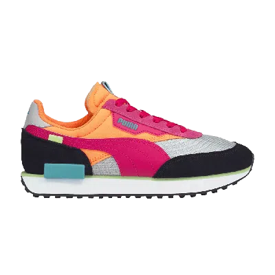 Pre-owned Puma Wmns Future Rider Soft 'grey Violet Beetroot Purple'