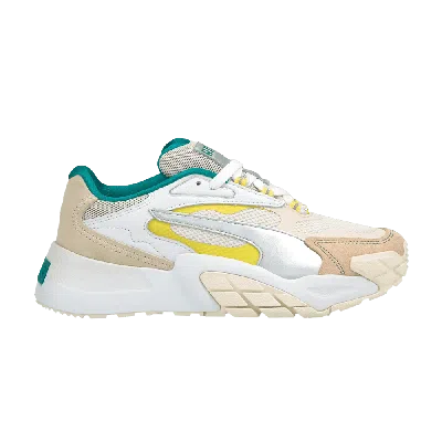 Pre-owned Puma Wmns Hedra 'ocean Queen' In Cream