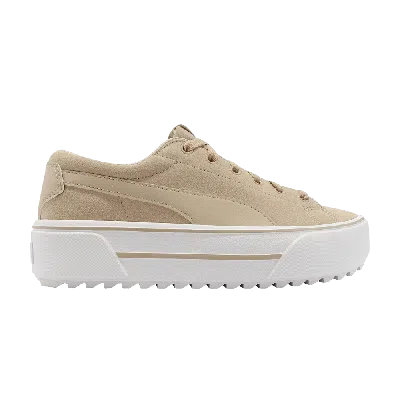 Pre-owned Puma Wmns Kaia Platform Sd 'pebble' In Cream