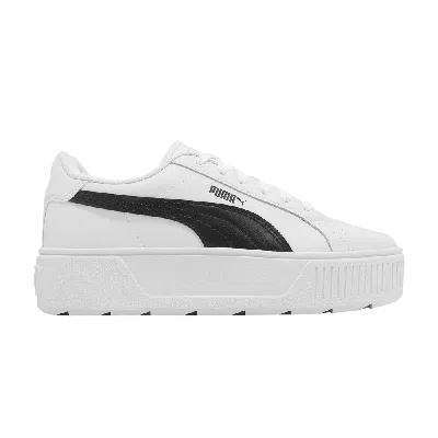 Pre-owned Puma Wmns Karmen Leather 'white Black'