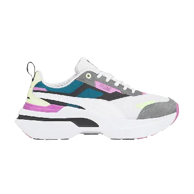 Pre-owned Puma Wmns Kosmo Rider 'bright - Nimbus Cloud Blue Coral' In White