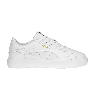 Pre-owned Puma Wmns Lajla Leather 'white Gold'