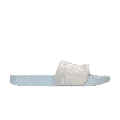 Pre-owned Puma Wmns Leadcat Feather Slide 'cool Blue'