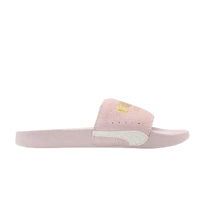 Pre-owned Puma Wmns Leadcat Ftr Suede Slide 'classic Pink Gold'